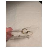 Gold Tone Love Knot Cuff Bracelet