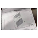 Fluted Kitchen Pantry Storage Cabinet with Charging Station/LED Light/Doors/Shelves (may be slightly different than pictured)  - Retail: $0