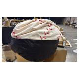 Sports Baseball Bean Bag Chair - Giant Bean Bag Chairs for Adults and Kids - Oversized Bean Bag Sofa Couch with Filler - Plush BeanBag Furniture for Living Room Bedroom Dorm Office - Retail: $0