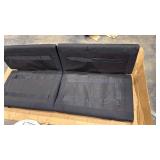 Convertible Futon Sofa Bed, Sleeper Futon Couch with Adjustable Backrest and Armrests, Modern Loveseat with Sturdy Wood Frame for Small Spaces, Apartments  - Retail: $0