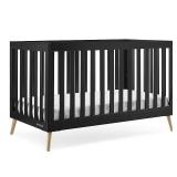 Delta Children Essex 4-in-1 Convertible Baby Crib - Greenguard Gold Certified  Ebony/Natural - Retail: $235