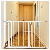 BalanceFrom Easy Walk-Thru Safety Gate for Doorways and Stairways with Auto-Close/Hold-Open Features, Multiple Sizes (B0B44PWLG8) - Retail: $50