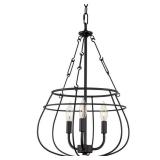 Kira Home Caldwell 22  Farmhouse Pendant Light  Fish Bowl Style Pendant Chandelier  Refined Open Design | Perfect for - Retail: $116