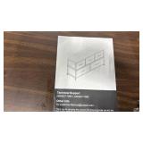 SONGMICS Dresser for Bedroom, Chest of Drawers, Steel, MDF, 5 Non-Woven Fabric Drawers, Storage Organizer Unit, Closet, Entryway, Cloud White and Snow White ULGS322W01S - Retail: $0