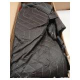 AMUFON Large Sound Dampening Blanket,96" x 80" Sound Absorbing Studio Blanket,Noise Cancelling Studio Acoustic Blanket Curtain/Light Blocker/Moving Blanket - Retail: $46