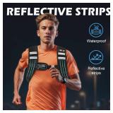 TB3C Weighted Vest Woman, 8 LB Womens Weight Vest for Walking, Strength Training Weight Vests for Men, Reflective Stripe Fitness Vest for Workout Running Jogging - Retail: $13