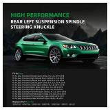 Riyhch 5090073AE Rear Left Suspension Spindle Steering Knuckle fits for Jeep Cherokee L4 V6 2.4L 3.2L 2014-2018 OE# 5090073AD 5090073AA 5090073AB 5090073 Driver Side - Retail: $136