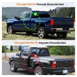 Tail Light + 3rd Brake Cargo Lamp for Ford F-250 F-350 F-450 F-550 Super Duty 1999-2007, Only Fits Styleside Fleetside, Third Center High Mount Stop Light Rear LED Taillight - Retail: $108