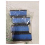 phepetroll 4 Pack Anti Vibration Pads for Washing Machine 2"x2"x7/8", Sound Isolation Vibrating Pad Ribbed Rubber Damping Mat EVA Center for Air Compressors, Conditioner, Treadmill, HVAC Washer Dryer 