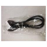 PLUGTUL 3 FT Extension Cord, Short Power Cord, Black Indoor/Outdoor 16 Gauge 3 Prong Grounded Wire ETL Listed, 13A 1625W 125V SJTW - Retail: $5