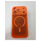 Symcele Designed for iPhone 17 Pro Case, Compatible with MagSafe, [Camera Protection] [15FT Military Drop Protection] Shockproof Translucent Matte Anti-Slip Phone Case, 6.3", Cosmic Orange - Retail: $