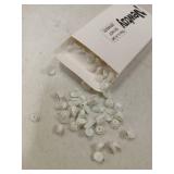 Newtay 100 Pcs Entry Door Plugs 1/4 x 5/16 and 3/8 x 5/16 Diameter Door Frame, Variety Pack White Screw Hole Plugs - Retail: $16