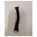 Wearlizer Compatible with Fitbit Charge 6 Bands/Charge 5 Bands for Women, Cute Stretchy Braided Solo Loop Wristband Slim Soft Elastic Replacement Strap Accessories for Charge 5 6 Band, Black M - Retai