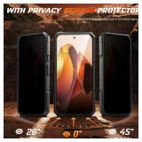 TONGATE for Pixel 10 Pro XL Case with 360° Spin Magnetic Stand, Compatible with MagSafe, Privacy Screen Protector, Military Grade Protection Case for Google Pixel 10 Pro XL, Black - Retail: $26