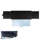 AMZAUTO Sun Visor Extender for Car with 2 Side Sunshade, Polarized Car Sun Shade Extension Attachment with Anti-Glare Lens Blocks, Clips and Flexible Straps Design, Adjustable Sunshade Accessories - R