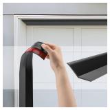Garage Door Seal Top and Sides - 36 Ft Garage Door Weather Stripping Side Seal, Heavy Duty Weatherproof TPE, Insulates, Prevents Drafts, Easy Installation for Homeowners and DIYers - Retail: $29