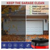 Garage Door Seal Top and Sides - 36 Ft Garage Door Weather Stripping Side Seal, Heavy Duty Weatherproof TPE, Insulates, Prevents Drafts, Easy Installation for Homeowners and DIYers - Retail: $29