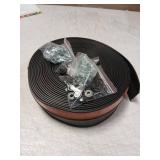Garage Door Seal Top and Sides - 36 Ft Garage Door Weather Stripping Side Seal, Heavy Duty Weatherproof TPE, Insulates, Prevents Drafts, Easy Installation for Homeowners and DIYers - Retail: $29