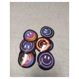 Wercokt 100PCS Smiling Neon Stickers, Cute Water Bottle Stickers for Kids, for Teaching Rewards, Notebooks, Stationery, Luggage, Cartoon PVC Happy Sticker - Retail: $9