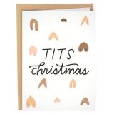 Sleazy Greetings Funny Christmas Card For Men Women Him Her | Tits Christmas Boob Ornaments Xmas Dirty Card For Boyfriend Girlfriend Wife Husband | Adult Holiday Card For Friend Or Family - Retail: $7