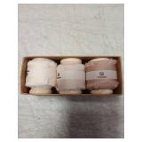 Vitalizart Silk Satin Ribbon 1 Inch x 15 Yard Wooden Spool Champagne & Nude Handmade Frayed Ribbon for Gift Wrapping Baby Shower Wedding Bridal Bouquets Holiday Decor Light Brown - Retail: $15