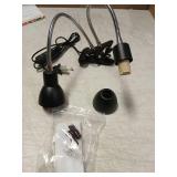 Homnebila Reptile Heat Lamp, UVA UVB Light for Turtle, Bearded Dragon, Basking Light for Bearded Dragon, Dimmable 360°Gooseneck UV Heating Lamp W/ G9 Mini Halogen Bulbs 60W for Tortoise/Snake/Lizard 