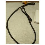 Fida Durable Slip Lead Dog Leash, 6 FT x 1/2" Heavy Duty Dog Loop Leashes, Comfortable Strong Rope Slip Leash for Large Medium Dogs, No Pull Pet Training Lead with Highly Reflective(1/2", Black) - Ret