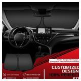 Fonowka Windshield Sun Shade for 2018-2025 BMW X3 Foldable Sun Sunshade for Car Front Window Blocks UV Rays and Heat Automotive Interior Protector Custom Fit Accessories - Retail: $20