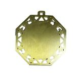 Express Medals Flag Football Gold Medals Trophy Award with Neck Ribbons EMDC214FFB - (Pack of 10) - Retail: $19