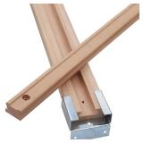 Btibpse Wooden Drawer Slides 16 Inches Classic Wood Center Guide Track with Slide Glides (1 pcs) - Retail: $12