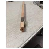 Btibpse Wooden Drawer Slides 16 Inches Classic Wood Center Guide Track with Slide Glides (1 pcs) - Retail: $12