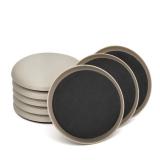 Furniture Sliders, 8 Pcs 3 1/2