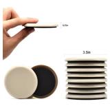 Furniture Sliders, 8 Pcs 3 1/2