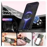 FUNMIKO for Samsung Galaxy S25 Case Wireless Charging & Military-Grade Protection - Trendy Floral Design for Women Girls, Matte Phone Cover with Shockproof Corners - Blooming Tree of Life - Retail: $1