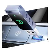 2025 Wireless CarPlay Adapter for iPhone 30ms Latency Wired to Wireless for Apple CarPlay Wireless Adapter 3S Connection Adaptable to iOS10+ Version & Cars from 2015+ Mini Size Car Play Wireless - Ret