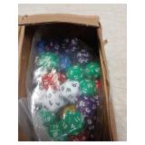 Seenelling 60 Pieces D20 Polyhedral Dice Set 20 Sided Game Dice Mixed Color Assortment Spin Down D20 Set for RPG, Table Games(Mix Color) - Retail: $20