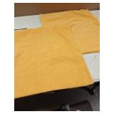 GAWAMAY Decorative Square Throw Pillow Covers 22"x22" Inch Set of 2, Super Soft Chenille Pillows Farmhouse Fall Pillowcase for Living Room Bedroom Sofa Couch Cushion Cover Mustard Yellow 55x55cm - Ret