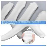5Pairs (10Pcs) Moisturizing Gloves Overnight for Men and Women, Washable SPA White Cotton Gloves for Dry Hands Eczema Work Inspection Service Performance - Retail: $7