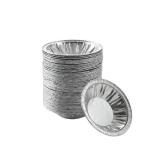 Waytiffer 50 Pack - Pie Pans 4 inch,Mini Pie Tins HEAVY-DUTY Disposable Aluminum Foil Tart/pie Pans for Baking Easily Stack & Store, Freeze & Reheat - Retail: $9