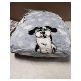 Capecage Blanket Hoodie, Long Hooded Blanket Sweatshirt as Birthday Gifts for Women Men, Long Wearable Blanket for Men Women.(Puppy) - Retail: $30