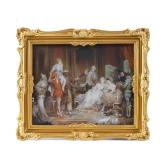 S GMOMENT Vintage Picture Frames 8x10 Ornate Antique Gold Picture Frames Vintage Wall Decor Victorian Home Decor with Glass Cover for Wall Mount and Tabletop Display - Retail: $31