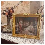 S GMOMENT Vintage Picture Frames 8x10 Ornate Antique Gold Picture Frames Vintage Wall Decor Victorian Home Decor with Glass Cover for Wall Mount and Tabletop Display - Retail: $31