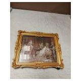 S GMOMENT Vintage Picture Frames 8x10 Ornate Antique Gold Picture Frames Vintage Wall Decor Victorian Home Decor with Glass Cover for Wall Mount and Tabletop Display - Retail: $31