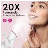 Amconsure Facial Steamer - Nano Ionic Face Steamer Warm Mist Steamer for Home Sauna SPA, Humidifier for Face Steamer for Deep Cleaning Unclogs Pores Sinuses - Bonus 5 Piece Stainless Steel Skin Kit - 