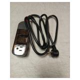 Outdoor Power Strip Weatherproof 6 FT Outdoor Extension Cord Waterproof Surge Protector Power Strip, 3 AC Outlets, 1625W - for Camping, Home, Office, Garden, Dorm, FCC UL Listed - Retail: $19