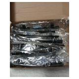 Ravinte 20 Pack Cabinet Handles Matte Black Cabinet Pulls Kitchen Cabinet Handles,Curved Drawer Pulls in 6-1/4 Inch Length with 4 Inch Hole Center Arch Kitchen Cabinet Hardware - Retail: $42