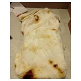 Jorbest Burrito Tortilla Throw Blanket Birthday Gifts for Women Men Teen Boys Girls, Novelty Tortilla Food Blanket Funny Gifts for Adult Kids, 285 GSM Soft Flannel Taco Blanket (Yellow, 60 inches) - R