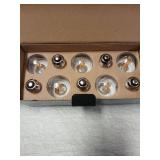 ROMANJOY 4W G16.5 LED Light Bulb 40 Watt Equivalent, Small Globe Dimmable E26 Edison Bulbs, 2700K Soft Warm Light Bulbs for Pendant Chandeliers, Ceiling Fans, Vanity, 10 Pack - Retail: $26