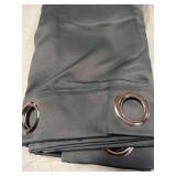 ChrisDowa Room Divider Curtain 84 Inches Long, Wide Blackout Sliding Door Curtain for Bedroom, Room Darkening Privacy Window Curtain for Patio Door (1 Panel Set, Dark Grey, 100 x 84 Inch) - Retail: $2