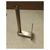 VAEHOLD Toilet Paper Holder Self Adhesive Kitchen Washroom Adhesive Toilet Roll Holder No Drilling for Bathroom Stick on Wall Stainless Steel Brushed - Retail: $10